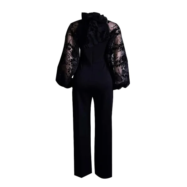 Mesh Jumpsuit Women White Overalls Party Lace Rompers New In Bodysuit One Piece Long Sleeve Summer Long Pants Y2k Spring Work - Image 26