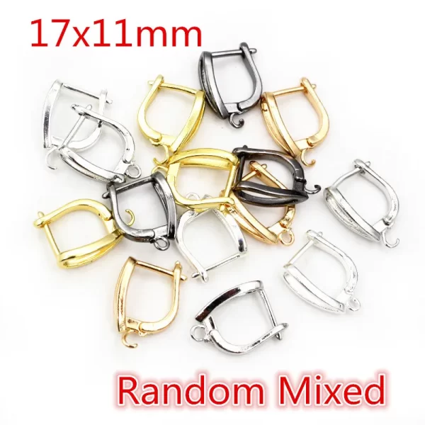 10pcs 2-Styles Bronze French Earring Hooks Lever Back Open Loop Setting for DIY Earring Clips Clasp Jewelry Making Accessories - Image 12