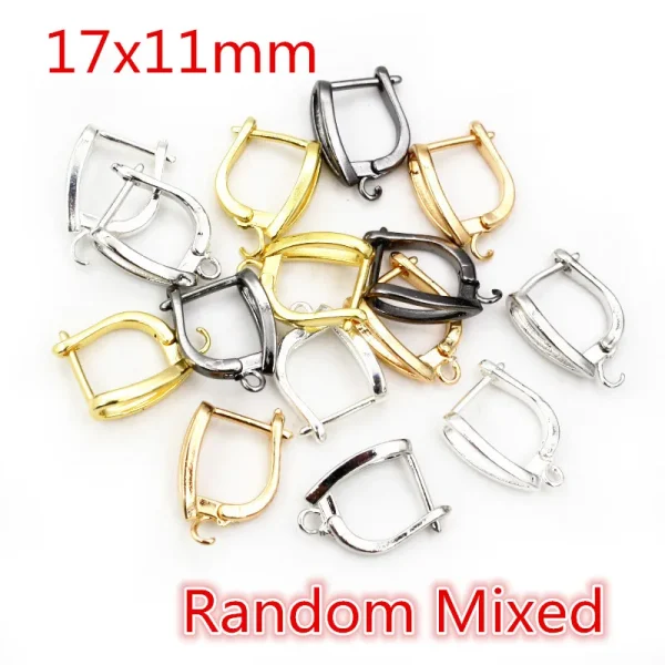 10pcs 2-Styles Bronze French Earring Hooks Lever Back Open Loop Setting for DIY Earring Clips Clasp Jewelry Making Accessories - Image 12