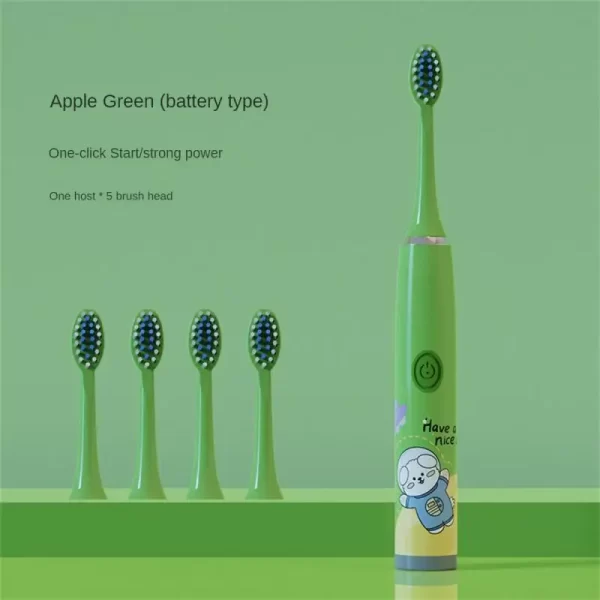Children Sonic Electric Toothbrush IPX7 Waterproof Sonic Electric Toothbrush Portable USB Charging Sonic Brush Dental Cares - Image 21