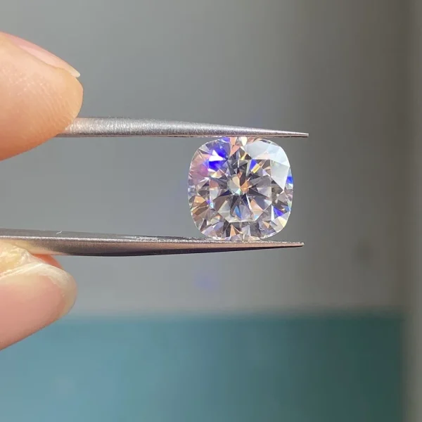 D Color Super White Moissanite Diamond Round / Oval / Pear / Radiant / Emerald / Heart / Princess / Cushion / Asscher Shape - Image 34