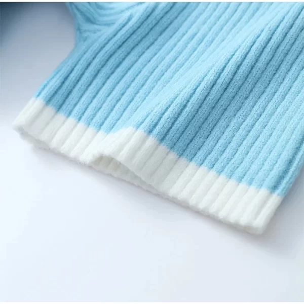 2024 New Fashion Dresses Elegant Sexy Single Slim Breasted Knitted Dresses Women High Street Solid O Neck Short Sleeve Dress - Image 19