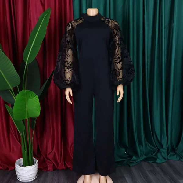Mesh Jumpsuit Women White Overalls Party Lace Rompers New In Bodysuit One Piece Long Sleeve Summer Long Pants Y2k Spring Work - Image 11