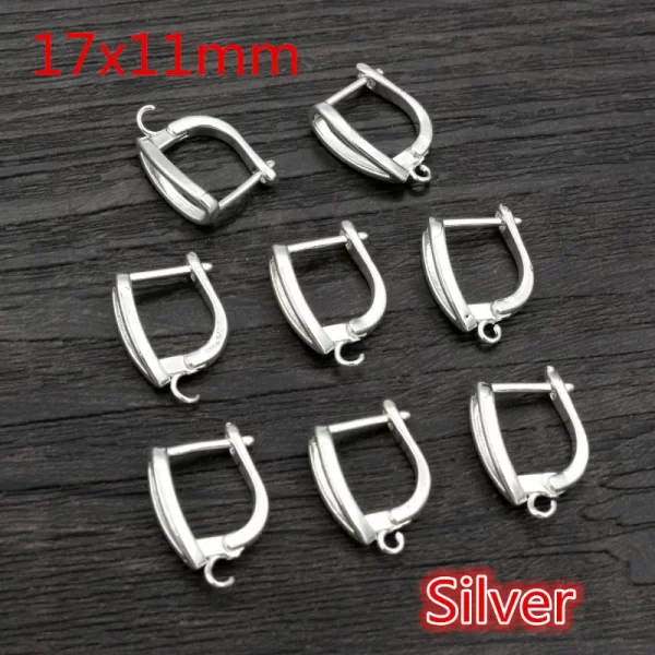 10pcs 2-Styles Bronze French Earring Hooks Lever Back Open Loop Setting for DIY Earring Clips Clasp Jewelry Making Accessories - Image 14
