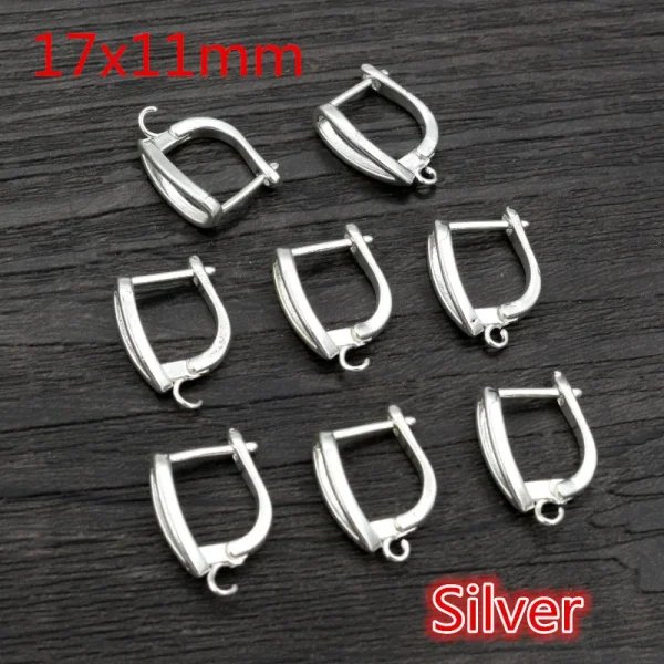 10pcs 2-Styles Bronze French Earring Hooks Lever Back Open Loop Setting for DIY Earring Clips Clasp Jewelry Making Accessories - Image 14