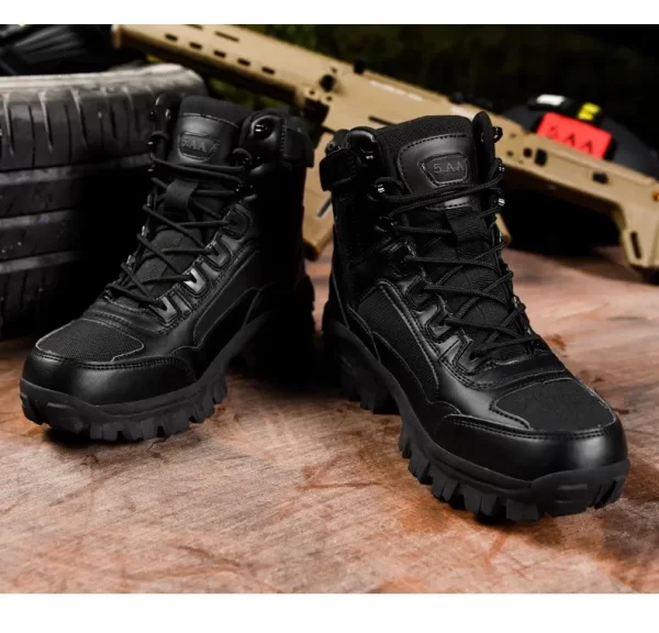 Men sport Boots shoes Boots Mens Men's Desert Waterproof  Ankle New Men Outdoor Sneakers Boots Work Safety Shoes Hiking Shoes - Image 30