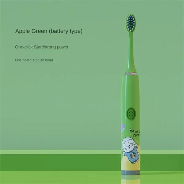 Children Sonic Electric Toothbrush IPX7 Waterproof Sonic Electric Toothbrush Portable USB Charging Sonic Brush Dental Cares - Image 15