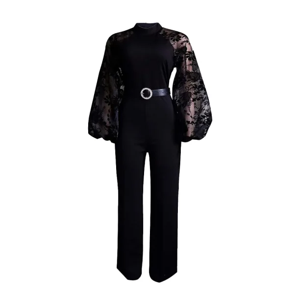Mesh Jumpsuit Women White Overalls Party Lace Rompers New In Bodysuit One Piece Long Sleeve Summer Long Pants Y2k Spring Work - Image 25