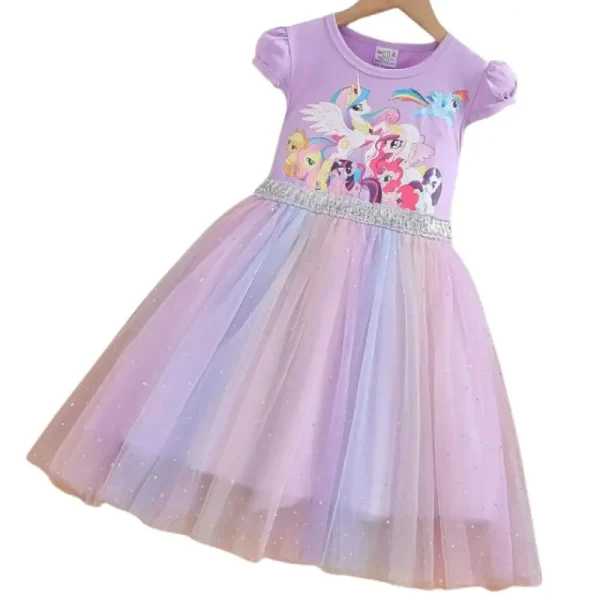 Girls Dress Lace Flowers Dresses For Girls Snow White Party Costume Toddler Dress Birthday Present Children Clothing Summer - Image 7