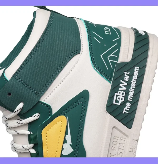 Men High Top Casual Shoes Fashion Designer Men Boots Outdoor Platform Sneakers Versatile Lace-Up Men Running Shoes tenis hombres - Image 15