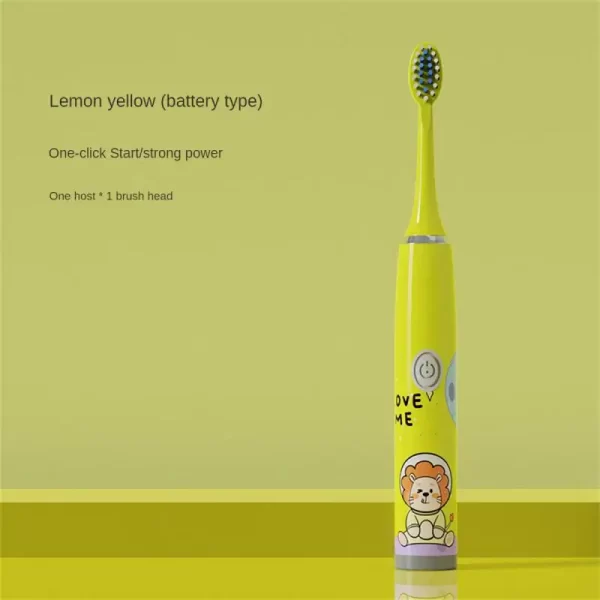 Children Sonic Electric Toothbrush IPX7 Waterproof Sonic Electric Toothbrush Portable USB Charging Sonic Brush Dental Cares - Image 14