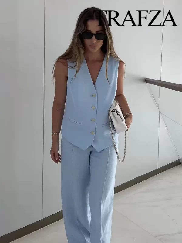 Female Wide Leg Pants - Image 5