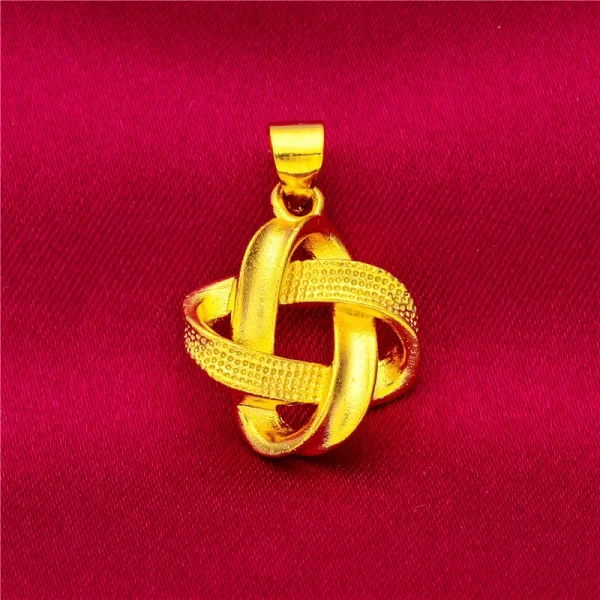 2024 New Fake 24K Real Gold 45CM Necklace Electroplated Love Pendant Peach Heart Flower Apple Lady Woman Valentine's Day Gift - Image 21