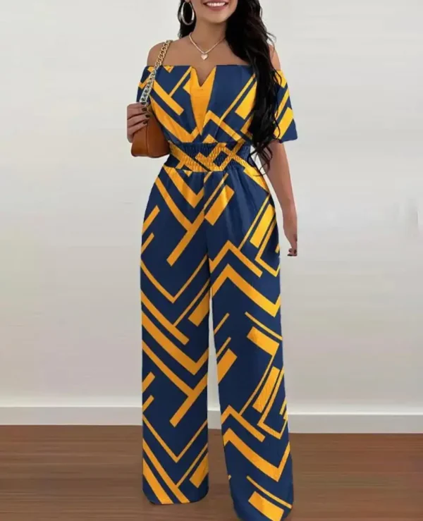 Elegant women jumpsuit, elegant street clothing, women's wide leg Bailey sleeveless tight fitting suit, 2024 high-altitude jump - Image 20