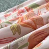 Autumn Holiday Pink Floral Dress Women's Stand Long Lantern Sleeve Belt Lace Up Flower Print Loose A Line Boho Maxi Vestidos - Image 18