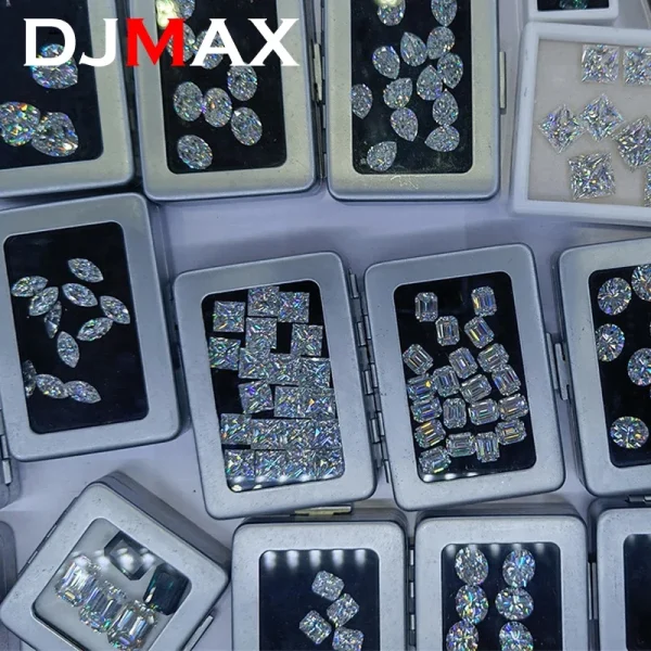 D Color Super White Moissanite Diamond Round / Oval / Pear / Radiant / Emerald / Heart / Princess / Cushion / Asscher Shape - Image 4