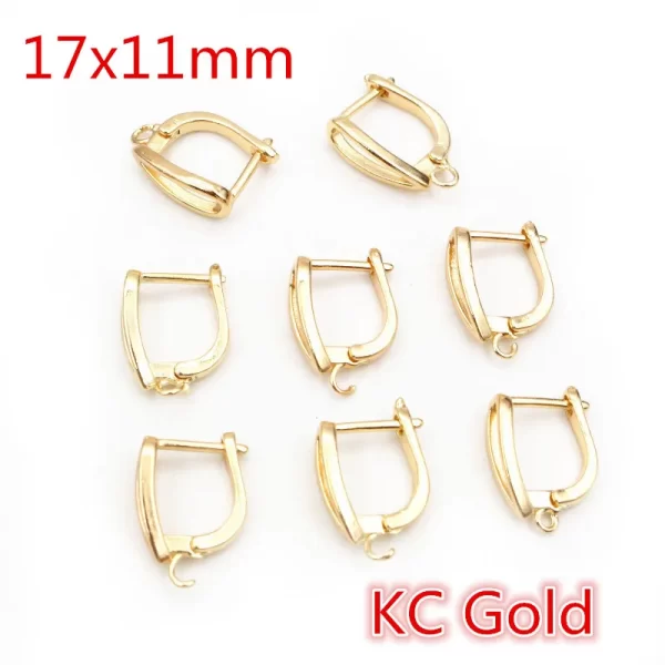 10pcs 2-Styles Bronze French Earring Hooks Lever Back Open Loop Setting for DIY Earring Clips Clasp Jewelry Making Accessories - Image 11