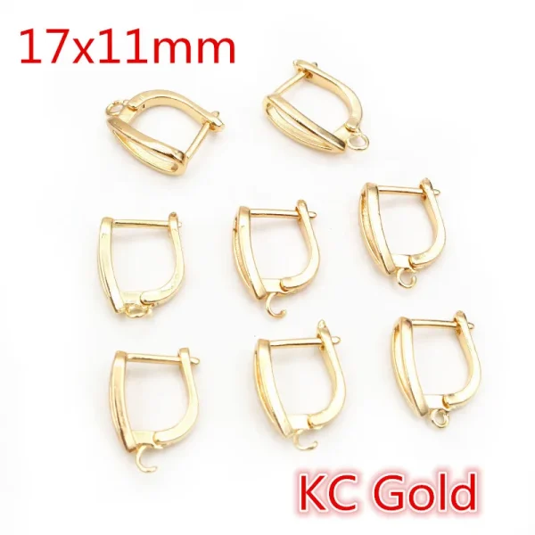 10pcs 2-Styles Bronze French Earring Hooks Lever Back Open Loop Setting for DIY Earring Clips Clasp Jewelry Making Accessories - Image 11