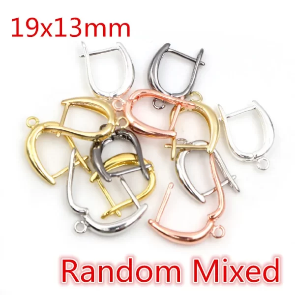 10pcs 2-Styles Bronze French Earring Hooks Lever Back Open Loop Setting for DIY Earring Clips Clasp Jewelry Making Accessories - Image 10