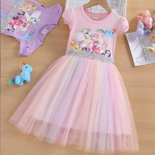 Girls Dress Lace Flowers Dresses For Girls Snow White Party Costume Toddler Dress Birthday Present Children Clothing Summer - Image 29