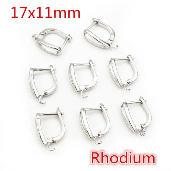 10pcs 2-Styles Bronze French Earring Hooks Lever Back Open Loop Setting for DIY Earring Clips Clasp Jewelry Making Accessories - Image 8