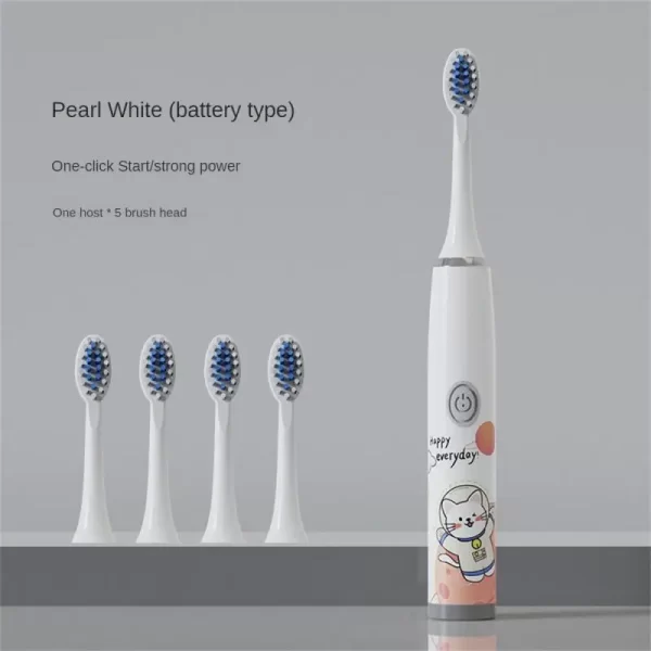 Children Sonic Electric Toothbrush IPX7 Waterproof Sonic Electric Toothbrush Portable USB Charging Sonic Brush Dental Cares - Image 4