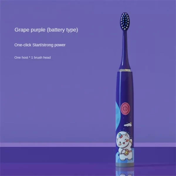 Children Sonic Electric Toothbrush IPX7 Waterproof Sonic Electric Toothbrush Portable USB Charging Sonic Brush Dental Cares - Image 6