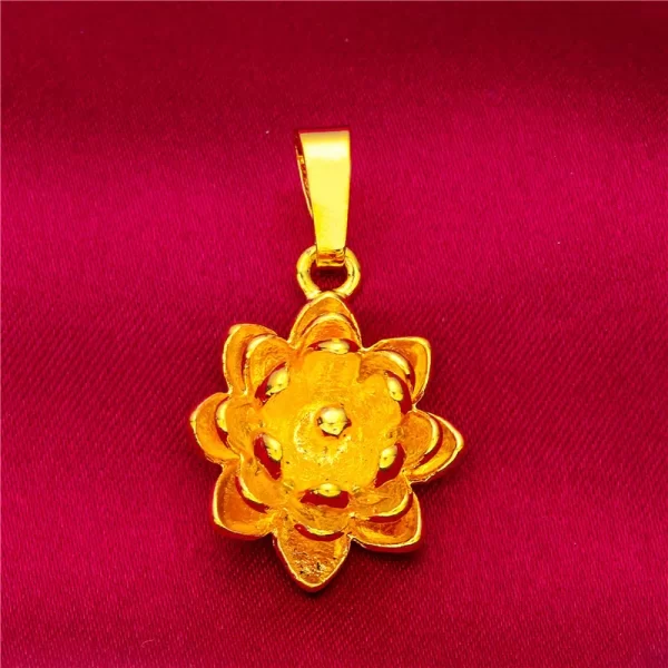 2024 New Fake 24K Real Gold 45CM Necklace Electroplated Love Pendant Peach Heart Flower Apple Lady Woman Valentine's Day Gift - Image 19
