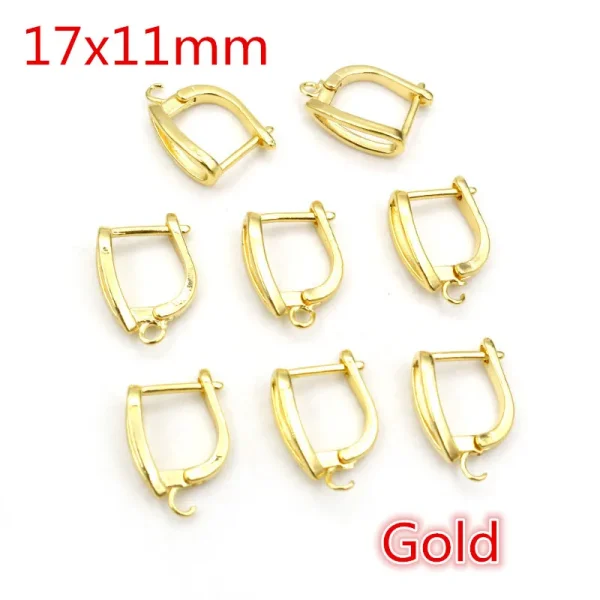 10pcs 2-Styles Bronze French Earring Hooks Lever Back Open Loop Setting for DIY Earring Clips Clasp Jewelry Making Accessories - Image 13