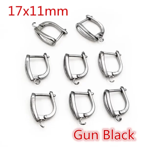 10pcs 2-Styles Bronze French Earring Hooks Lever Back Open Loop Setting for DIY Earring Clips Clasp Jewelry Making Accessories - Image 7