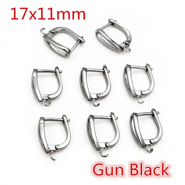 10pcs 2-Styles Bronze French Earring Hooks Lever Back Open Loop Setting for DIY Earring Clips Clasp Jewelry Making Accessories - Image 7