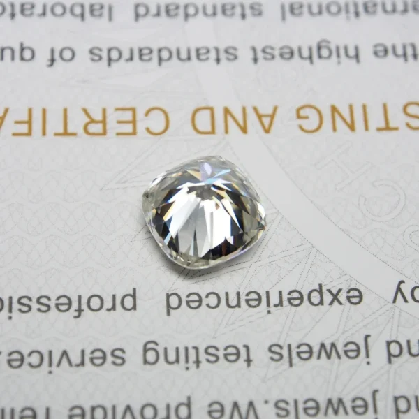 D Color Super White Moissanite Diamond Round / Oval / Pear / Radiant / Emerald / Heart / Princess / Cushion / Asscher Shape - Image 37