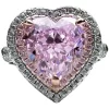 5 Carat Artificial Love Cherry Blossom Pink Diamond Ring 925 Sterling Silver Imported High Carbon  Ice Cut Explosive 85 - Image 5