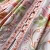 Autumn Holiday Pink Floral Dress Women's Stand Long Lantern Sleeve Belt Lace Up Flower Print Loose A Line Boho Maxi Vestidos - Image 17