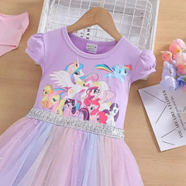 Girls Dress Lace Flowers Dresses For Girls Snow White Party Costume Toddler Dress Birthday Present Children Clothing Summer - Image 26