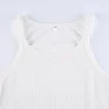 Casual White Sleeveless Cotton Cami Top Women Fashion Ribbed Crop Top Tees Ladies Basic Fitness Camisole Summer 2024 - Image 20
