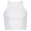 Casual White Sleeveless Cotton Cami Top Women Fashion Ribbed Crop Top Tees Ladies Basic Fitness Camisole Summer 2024 - Image 16