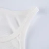 Casual White Sleeveless Cotton Cami Top Women Fashion Ribbed Crop Top Tees Ladies Basic Fitness Camisole Summer 2024 - Image 21