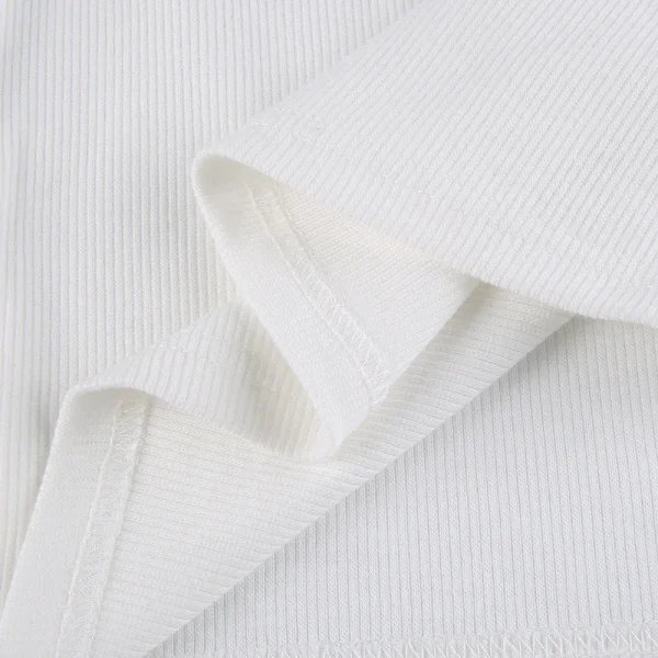 Casual White Sleeveless Cotton Cami Top Women Fashion Ribbed Crop Top Tees Ladies Basic Fitness Camisole Summer 2024 - Image 22
