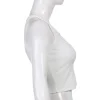 Casual White Sleeveless Cotton Cami Top Women Fashion Ribbed Crop Top Tees Ladies Basic Fitness Camisole Summer 2024 - Image 19