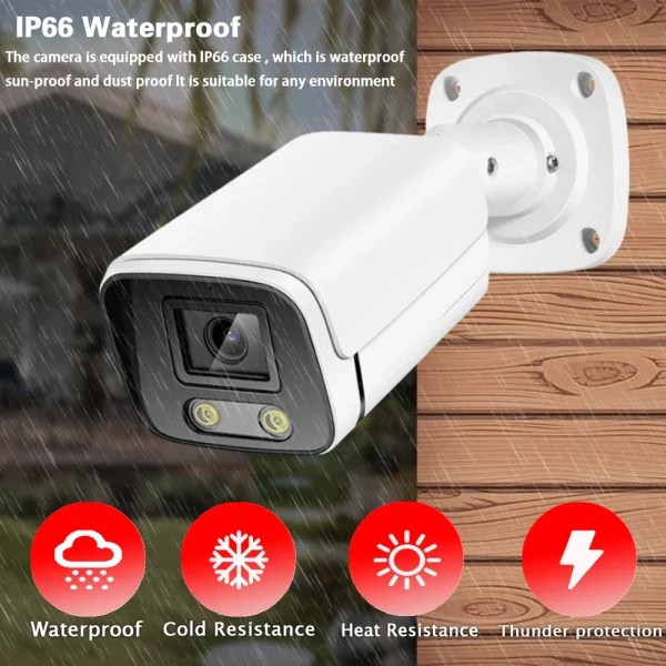 TUYA Smart 8CH NVR Recorder 4K 8MP CCTV Video Surveillance POE System Color Night Vision Human Detect Smart Security MonitorKit - Image 4