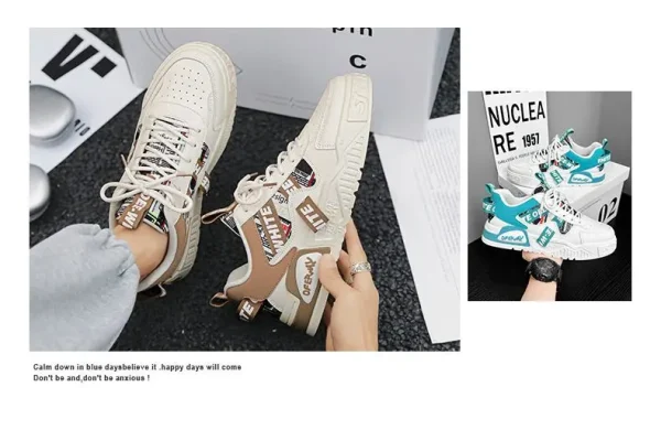 2024 Sports Casual Shoes Fashion Trend Non-Slip, Breathable, Wear-Resistant Shock-Proof Leisure Sports Shoes - Image 27