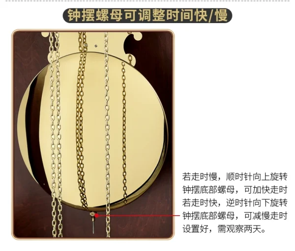 Chinese Style the Grandfather Clock Germany Hermle Imported Movement Light Luxury Mechanical Floor Clock the Grandfather Clock - Image 27