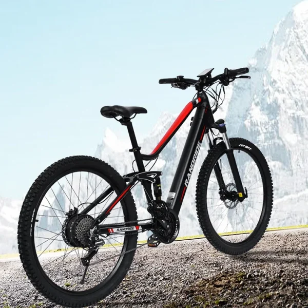 RANDRIDE YS90 1000W 48V Electric Bicycle SHIMANO Hydraulic Break Mountain Ebike Full Suspension Adult Bicycle and Electric Bike - Image 4