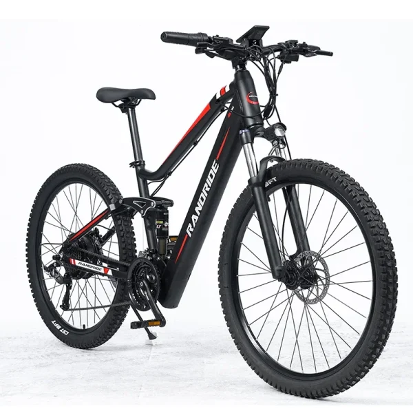 RANDRIDE YS90 1000W 48V Electric Bicycle SHIMANO Hydraulic Break Mountain Ebike Full Suspension Adult Bicycle and Electric Bike - Image 6