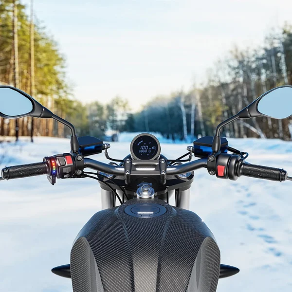 12V Universal Motorcycle Hand Heated Grips 5-Gear Adjustable Temperature USB-C Motorcycle Hot Grip 22mm Anti Slip for Motorcycle - Image 13
