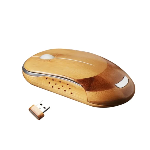 Wooden Wireless Mouse Adjustable 2.4G Wireless Optical Gaming Mouse Wireless Home Office Game Mice for PC Computer Laptop - Image 11