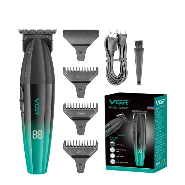 VGR Hair Clipper Electric Hair Cutting Machine Adjustable Hair Trimmer Cordless Barber Haircut 9000 RPM Clipper for Men V-003 - Image 9