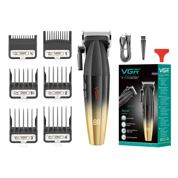 VGR Hair Clipper Electric Hair Cutting Machine Adjustable Hair Trimmer Cordless Barber Haircut 9000 RPM Clipper for Men V-003 - Image 10