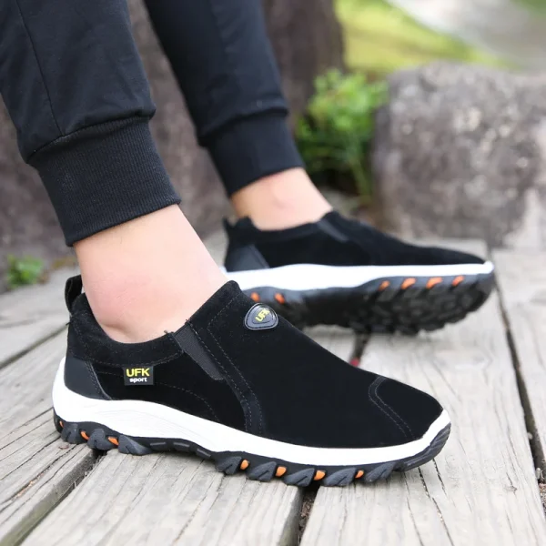Dress Shoes  Loafers Sneakers Outdoors Breathable Flock Male Footwear Walking Comfortable for Men Plus Size 50 Men Casual Shoes - Image 3